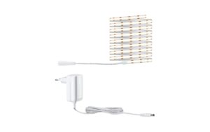Paulmann SimpLED COB Strip Set 3m warmweiss 11W 230,12V DC weiss Metall