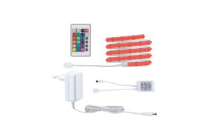 1473791 - Mediatech Paulmann SimpLed COB Strip Set 1,5m RGB 12W 230,12V DC weiss Metall