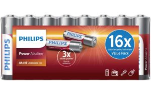 1476073 - Mediatech Philips Batterie Power Alkaline AA 1.5 V, LR6 Alkaline, 16 Stück kaufen Schweiz | Mediatech.ch