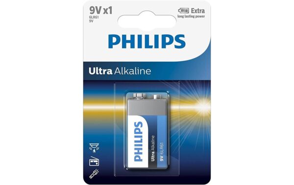 1476075 - Mediatech Philips Batterie Alkaline 9V 6LR61, 1 Stück kaufen Schweiz | Mediatech.ch