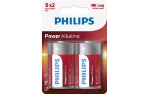 1476079 - Mediatech Philips Batterie Power Alkaline D 1.5 V D, LR03 Alkaline, 2 Stück kaufen Schweiz | Mediatech.ch