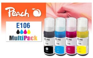 Peach Epson CISS 106,MP, T00R1-4 4x70 ml,4x5000 Seiten