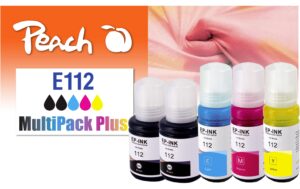 Peach Epson CISS 112,MP+,T06C1-4 2x127, 3x70 ml,2x7500, 3x6000 S.