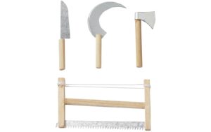 Hobbyfun Mini-Utensilien Werkzeugset 5 - 8 cm, 4 Stück