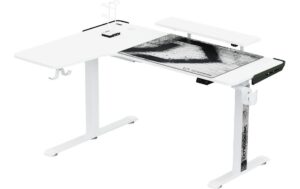 Ultradesk Winger Weiss Gaming Table weiss, Tischplatte