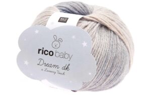 Rico Baby Dream DK Luxury touch, pebbles 50 g, 115 m, 50 % PA, 50 % PAN