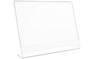Schräger Sichtständer A5 quer 210 x 148 x 70 mm