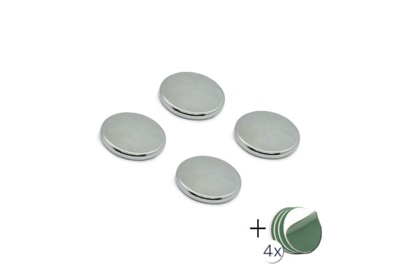 Silwy Power-Magnete 4 Power-Magnete inkl. 4 Klebepads kaufen | Mediatech.ch
