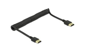 1485959 - Mediatech Delock HDMI Spiralkabel 4K 60Hz, 40-150cm kaufen Schweiz | Mediatech.ch