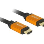 Delock High Speed HDMI Kabel 8K 60Hz 2m, gold