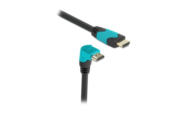 Delock HDMI Kabel 8K 60Hz 1m Stecker gerade zu Stecker unten gewinkelt kaufen Schweiz | Mediatech.ch