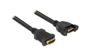 Delock HDMI-A Buchse zu HDMI-A Buchse zum Einbau, 4K 30Hz, 0.25m kaufen Schweiz | Mediatech.ch