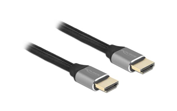 1486054 - Mediatech Delock Ultra High Speed HDMI Kabel 8K 60Hz, zertifiziert, 2m, grau