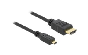 Delock HDMI-A / Micro-D Stecker/Stecker mit Ethernet, 3m kaufen Schweiz | Mediatech.ch