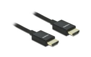 Delock High Speed HDMI Kabel 8K 60Hz Kabelart: koaxial, schwarz, 2m kaufen Schweiz | Mediatech.ch