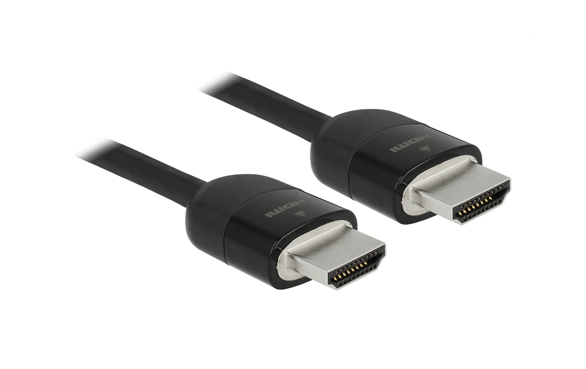 1486096 - Mediatech Delock Premium HDMI Kabel 4K 60Hz 1m, schwarz kaufen Schweiz | Mediatech.ch