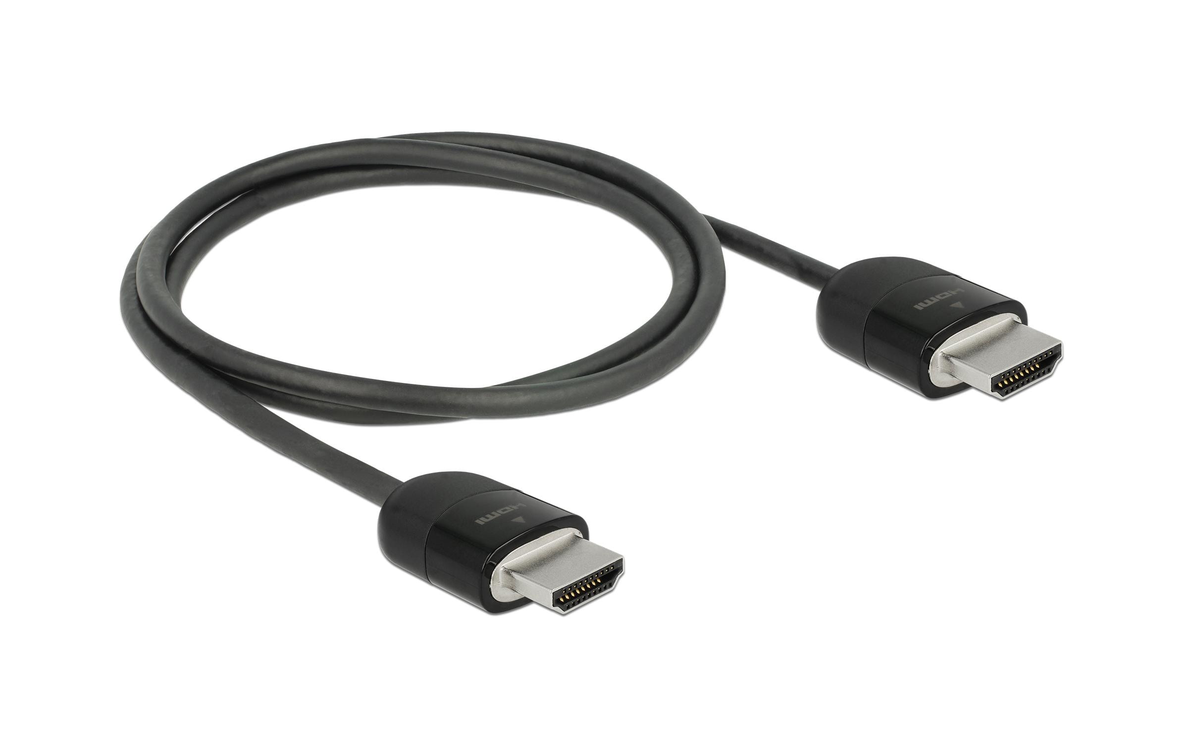 1486096_2 - Mediatech Delock Premium HDMI Kabel 4K 60Hz 1m, schwarz