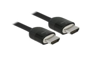 1486097 - Mediatech Delock Premium HDMI Kabel 4K 60Hz 2m, schwarz kaufen Schweiz | Mediatech.ch