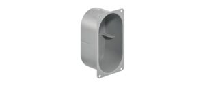 Weibel Hohlwanddose HSB Basic 64x120x50mm Gr. 2x1, grau, halogenfrei