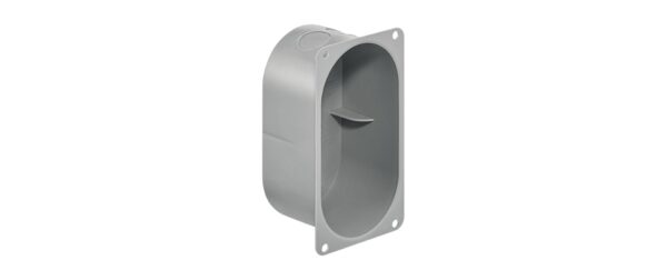 Weibel Hohlwanddose HSB Basic 64x120x50mm Gr. 2x1, grau, halogenfrei
