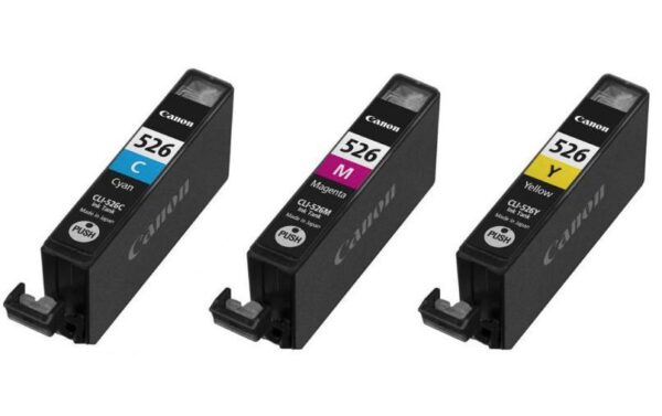 148682 - Mediatech Tinte Canon CLI-526PA, c/m/y Inhalt: 3x9ml