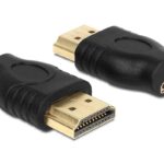 Delock Adapter HDMI Micro-D zu HDMI-A Buchse/Stecker