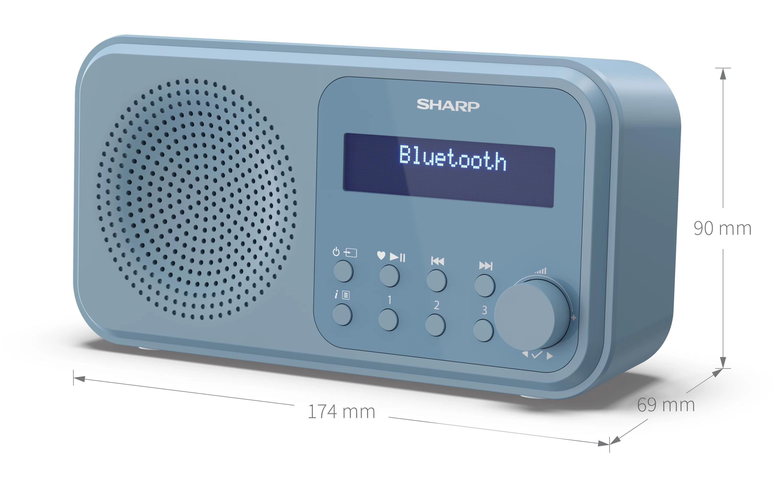 1489004_6 - Mediatech Sharp Digitalradio DR-P420 blau