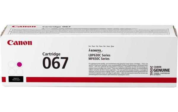 Toner Canon 067 Magenta, 1250 Seiten zu LBP631/633/651/655/657