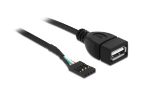 1489920 - Mediatech Delock Kabel USB Pin Header Buchse zu USB 2.0 Typ-A Buchse, 40cm kaufen Schweiz | Mediatech.ch