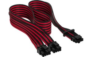 Netzteil Zubehör Corsair 12+4pin PCIe Gen 5 schwarz/rot, 12VHPWR, sleeved, 600W kaufen Schweiz | Mediatech.ch