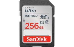 SanDisk SDXC Card Ultra 256GB Lesen 150MB/s, UHS-I U1 , Class 10