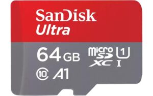 SanDisk microSDXC Card Ultra 64GB UHS-I U1, Lesen 140MB/s, inkl. SD-Adapter