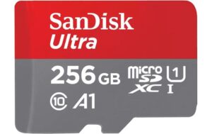 SanDisk microSDXC Card Ultra 256GB UHS-I U1, Lesen 150MB/s, inkl. SD-Adapter