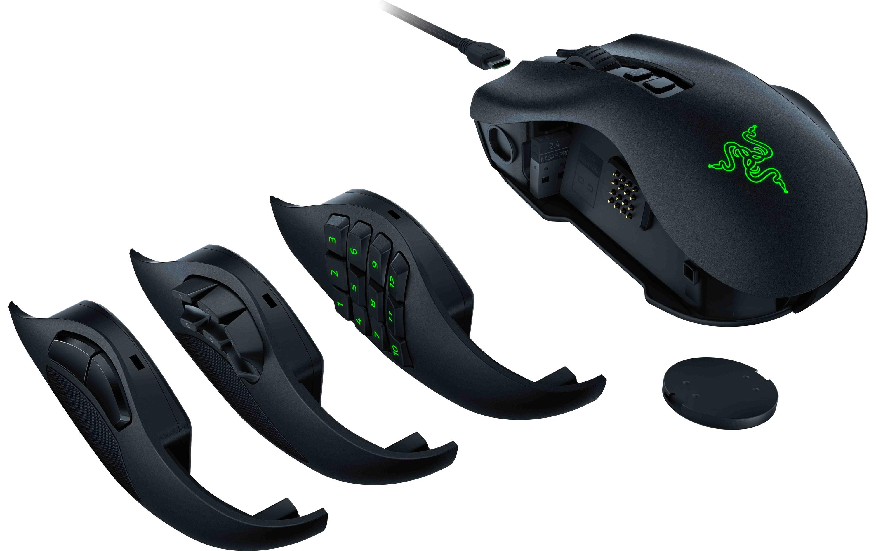 1490733_6 - Mediatech Razer Naga V2 Pro USB, 30000dpi, HyperScroll Pro Rad