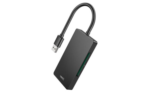 onit USB-A Multi-Kartenleser USB 3.0, schwarz, 3 Slots