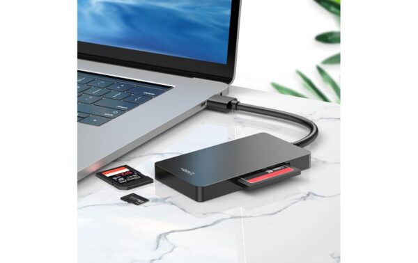 onit USB-A Multi-Kartenleser USB 3.0, schwarz, 3 Slots