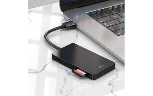 onit USB-A Multi-Kartenleser USB 3.0, schwarz, 3 Slots
