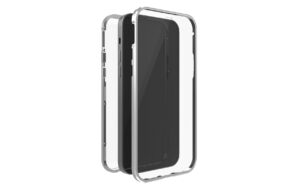 Black Rock Cover 360° Glass für Apple iPhone 14 Plus, Silber