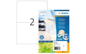 Herma Universaletiketten Recycling 160 Etiketten, A4, 80 Blatt, 210x148mm