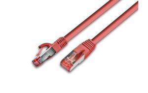 149714 - Mediatech Wirewin Patchkabel: S/FTP 0.25m rot Cat.6, AWG27, 1Gbps, 250MHz, Zugentlastung