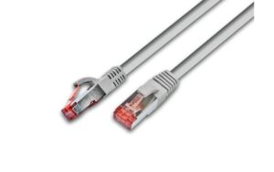 Wirewin Patchkabel: S/FTP 1.5m grau Cat.6, AWG27, 1Gbps, 250MHz, Zugentlastung