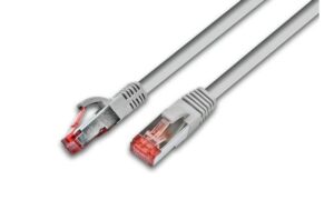 149724 - Mediatech Wirewin Patchkabel: S/FTP 2m grau Cat.6, AWG27, 1Gbps, 250MHz, Zugentlastung