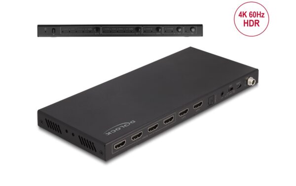 1497253_2 - Mediatech Delock HDMI Matrix Switch 4K 60Hz 4x HDMI in zu 2x HDMI out, Audio Extraktor