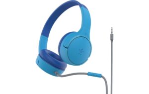 Belkin SoundForm Mini Wired On-Ear Headphones for Kids, Blue