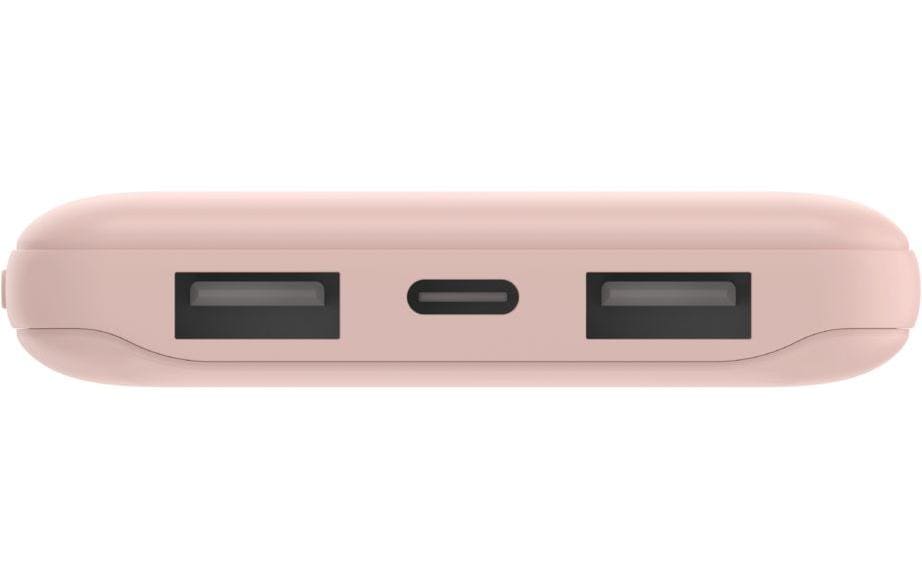 1497828_2 - Mediatech Belkin BoostCharge 3-Port Power Bank 10000 + USB-A to USB-C Cable, Rose Gold