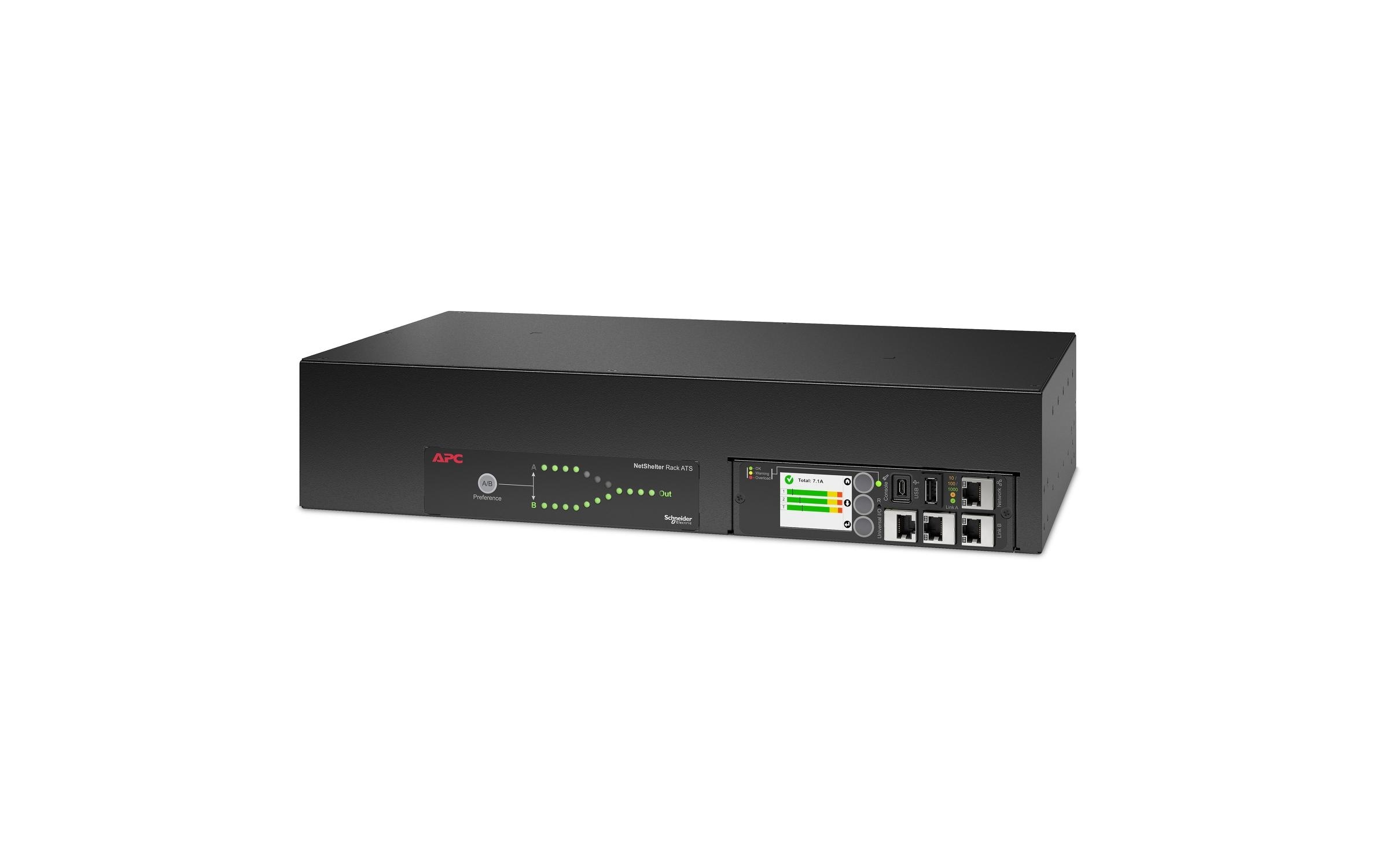 APC Rack Automatic Transfer Switch AP4424A IN: 32A 2xIEC309, OUT: 16xC13, 2xC19 kaufen Schweiz | Mediatech.ch