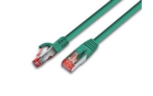 149812 - Mediatech Wirewin Patchkabel: S/FTP 0.5m grün Cat.6, AWG27, 1Gbps, 250MHz, Zugentlastung