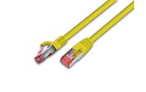 149828 - Mediatech Wirewin Patchkabel: S/FTP 0.5m gelb Cat.6, AWG27, 1Gbps, 250MHz, Zugentlastung