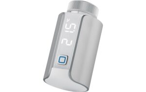 Homematic IP Heizkörperthermostat Evo, silb drei Heizprofile, 6 Heizphasen pro Tag