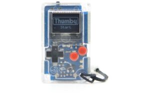 Thumby - Minikonsole, Transparent 5 vorinstallierte Retro-Spiele, 29.5 mm